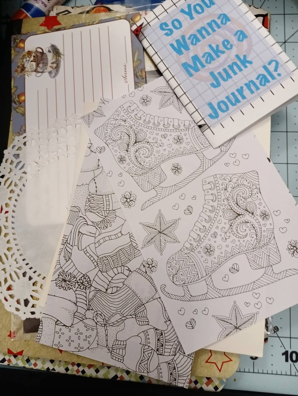 Random Junk Journal Ephemera Kits ++Trinket Scoop - Picture 9 of 16